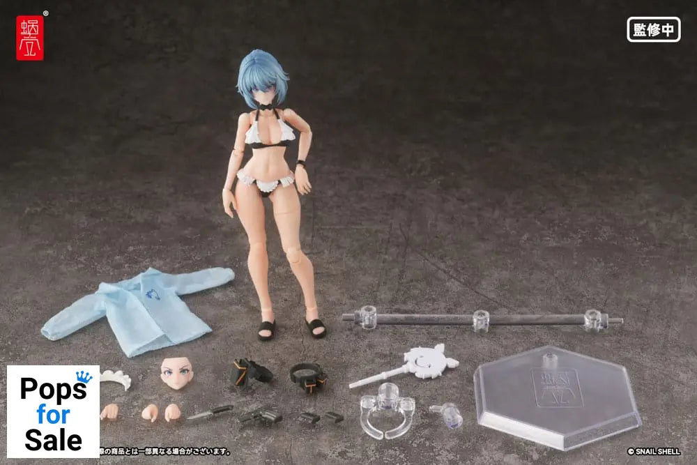 Original Character Action Figure Kit 1/12 RA-04 Kitsunebi Senki Honoka Swimsuit Ver. 15 cm