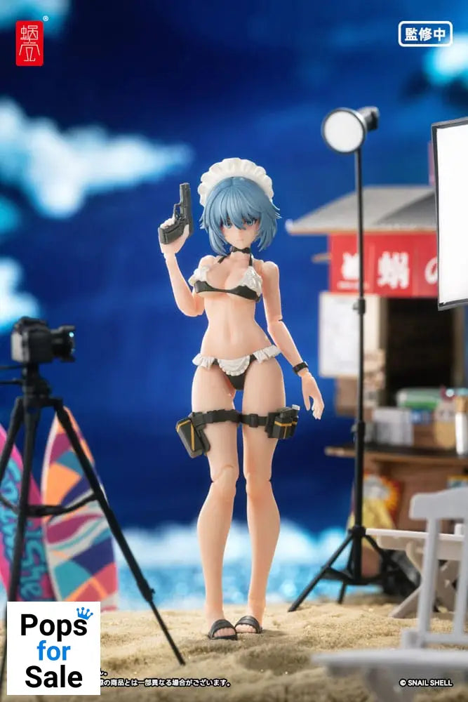 Original Character Action Figure Kit 1/12 RA-04 Kitsunebi Senki Honoka Swimsuit Ver. 15 cm