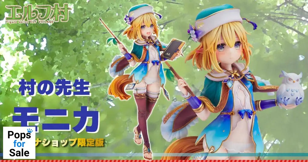 Original Character Elf Village Series PVC Statue 1/6 Village Teacher Monica Antenna Shop Limited Ver. 23 cm