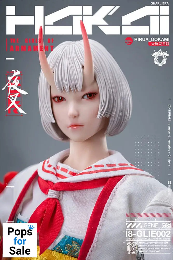 Original Character i8Toys x Gharliera Action Figure 1/6 The Girls of Armament Rirua Ookami 28 cm Action figures