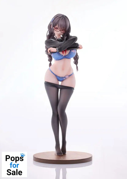 Original Character PVC 1/6 Gap Glasses Girl Who Doesn't Want To Take Physical Education Class 28 cm