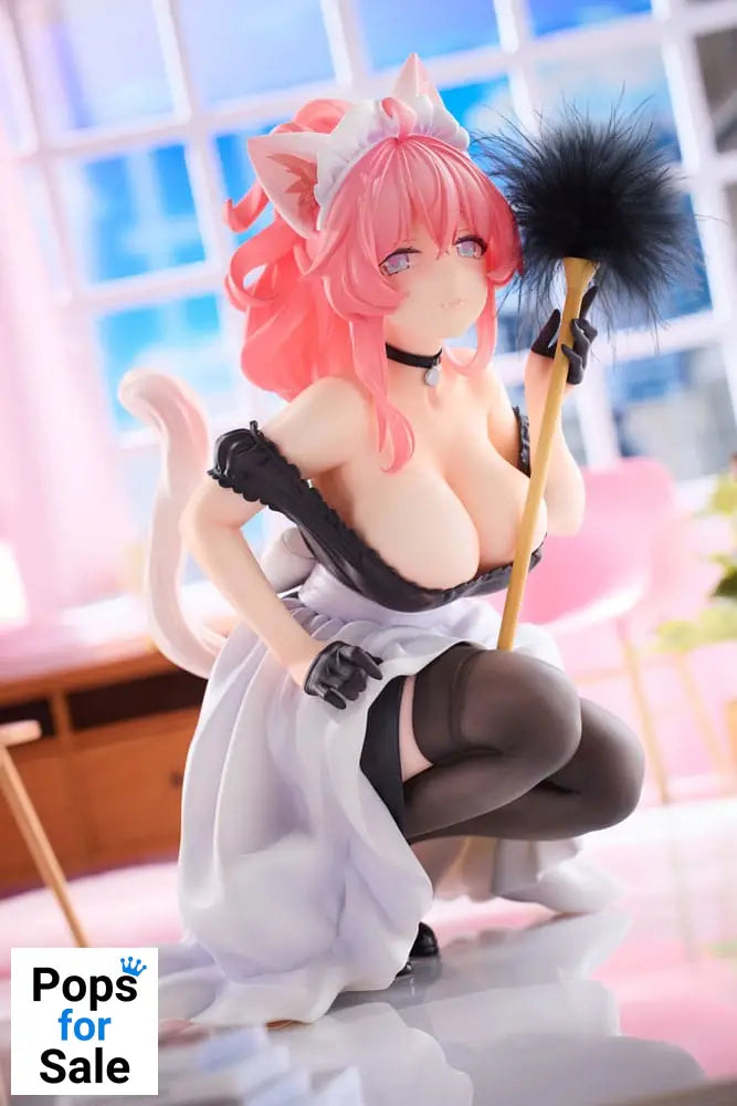Original Character PVC Statue 1/4 Cat´s Thought Maid Cat Mochan 24 cm