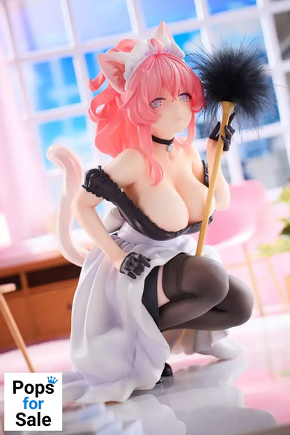 Original Character PVC Statue 1/4 Cat´s Thought Maid Cat Mochan 24 cm
