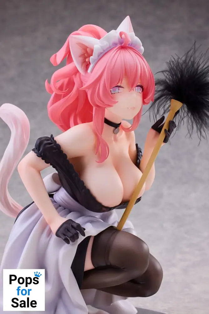 Original Character PVC Statue 1/4 Cat´s Thought Maid Cat Mochan 24 cm