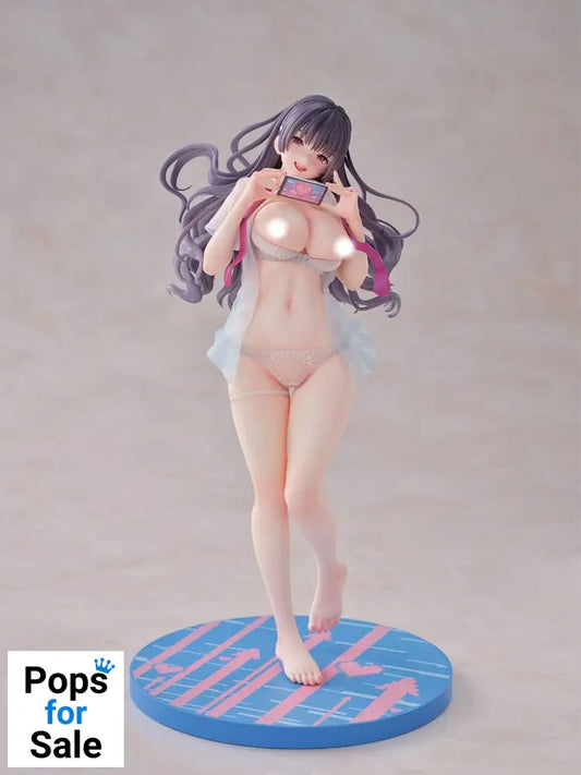Original Character PVC Statue 1/6 Ane Taiken Jogakuryou Sakuraya Mahiru Vol. 097 Cover Art 27 cm Statues