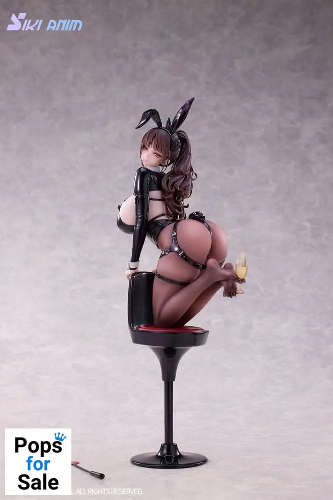 Original Character PVC Statue 1/6 Champagne and Bunny Girl Rose Black Stocking Ver. 31 cm