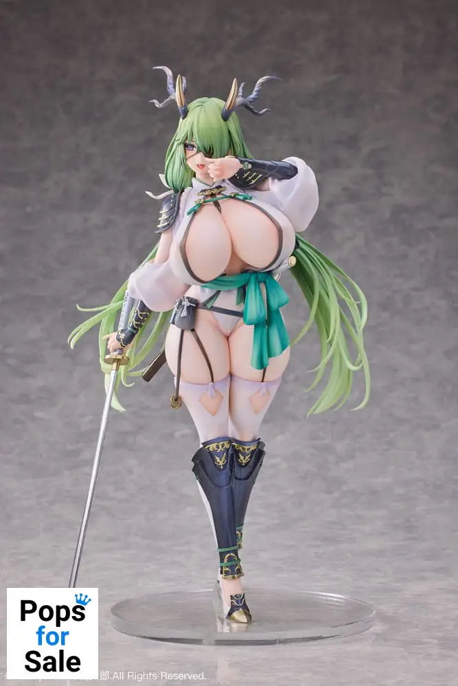 Original Character PVC Statue 1/6 Dokuganryu-chan Illustrated by Mataro 30 cm