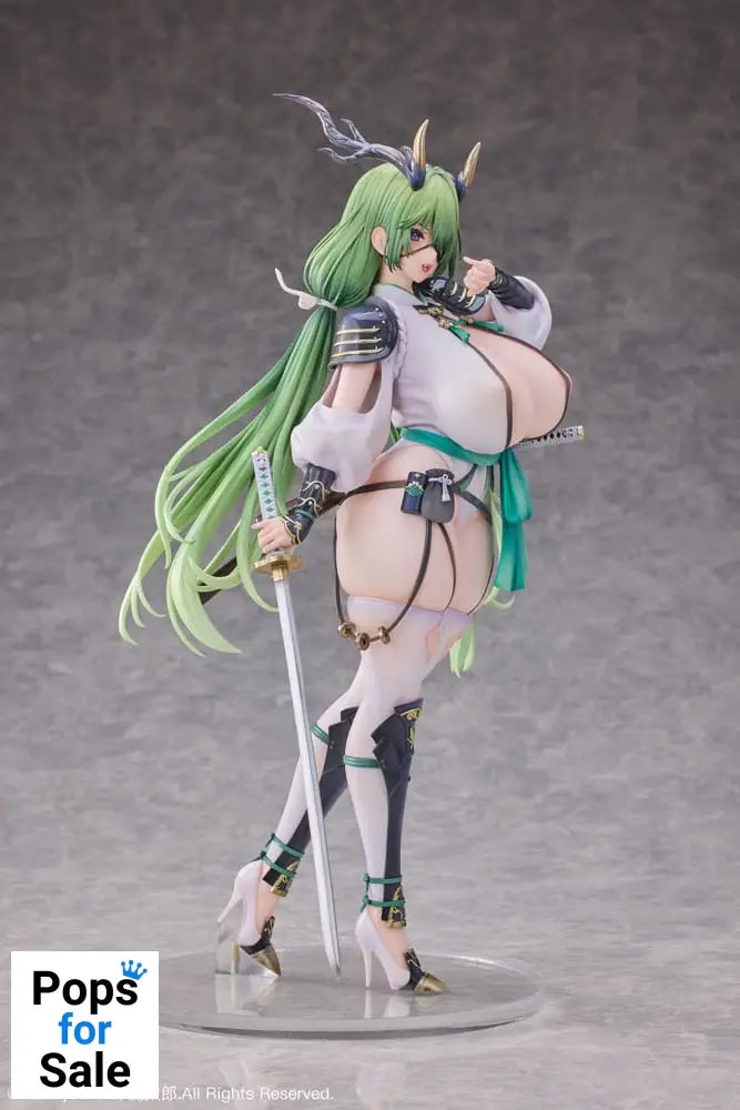 Original Character PVC Statue 1/6 Dokuganryu-chan Illustrated by Mataro Deluxe Edition 30 cm Statues