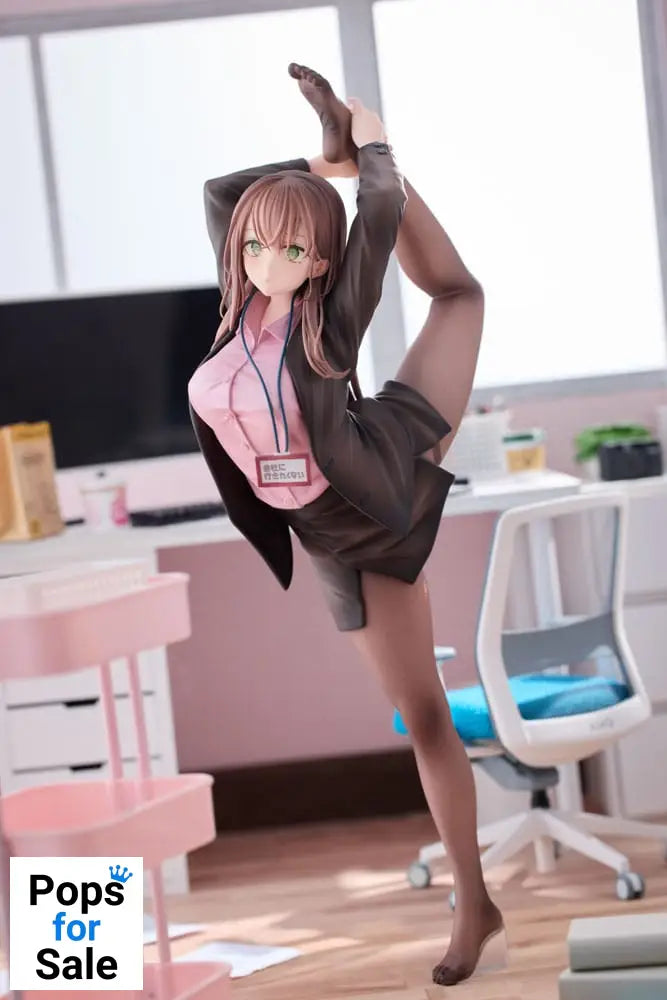 Original Character PVC Statue 1/6 OL-chan Who Doesn't Want to Go to Work Pink Ver. 26 cm
