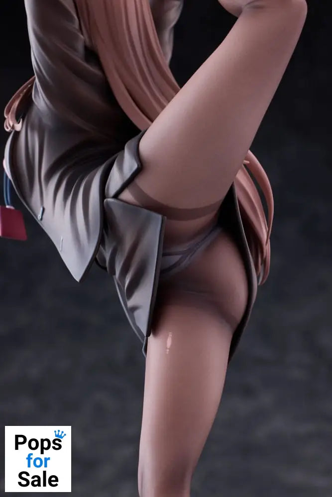 Original Character PVC Statue 1/6 OL-chan Who Doesn't Want to Go to Work White Ver. 26 cm