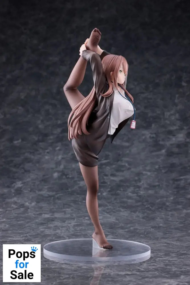 Original Character PVC Statue 1/6 OL-chan Who Doesn't Want to Go to Work White Ver. 26 cm