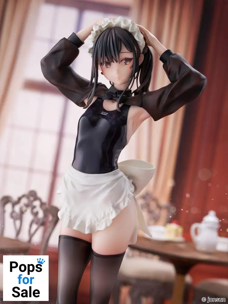 Original Character PVC Statue 1/6 Sakura Shiori Competition Swimsuit Maid 27 cm
