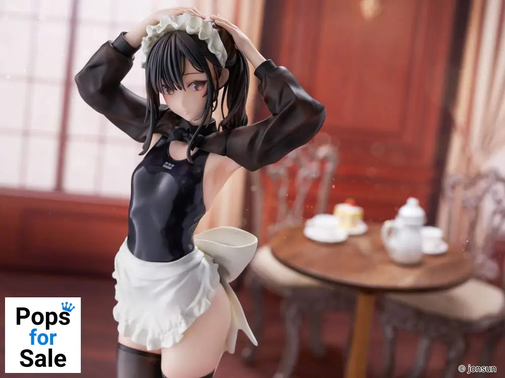 Original Character PVC Statue 1/6 Sakura Shiori Competition Swimsuit Maid 27 cm