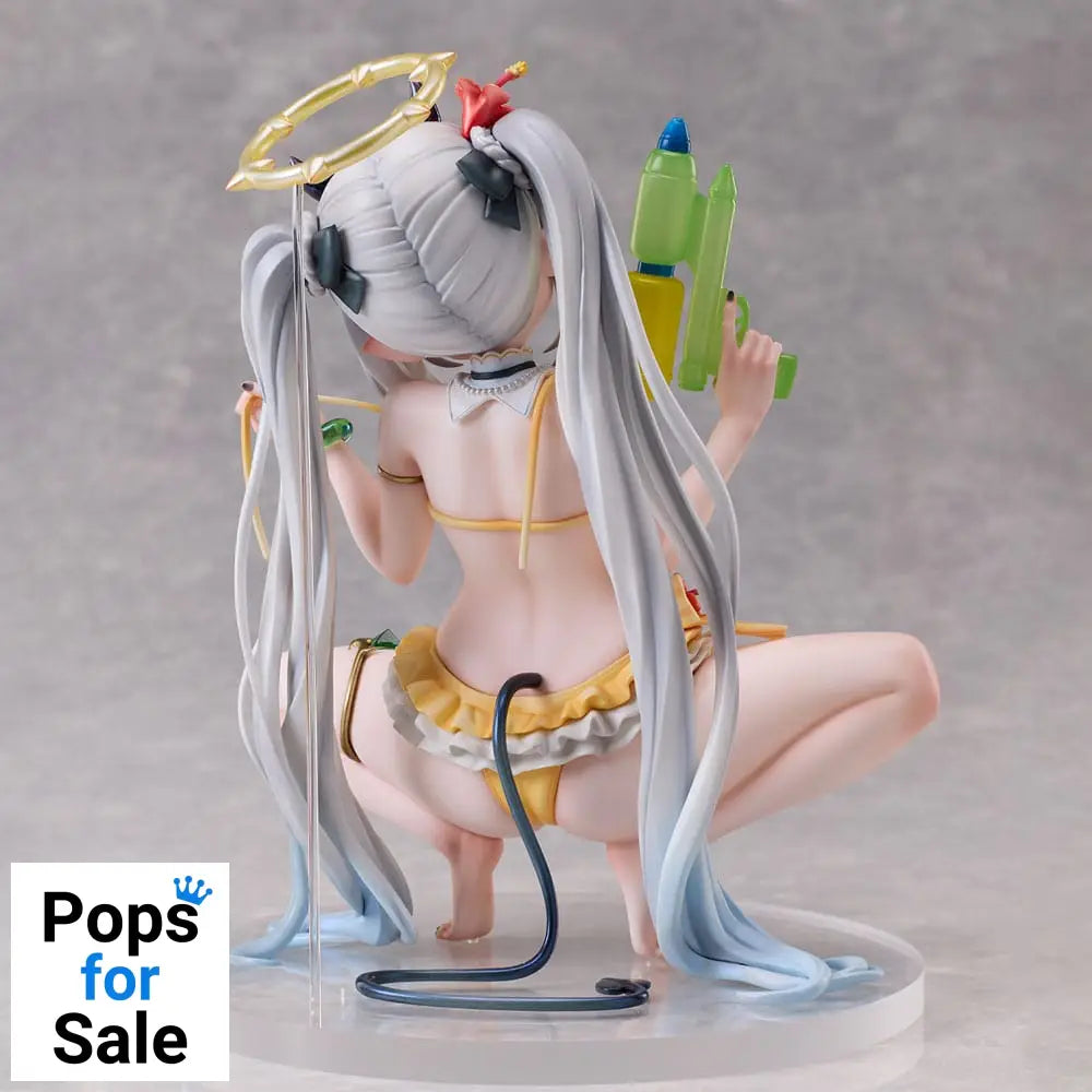 Original Character PVC Statue 1/6 Silver-Haired Girl Illustrated by Chihiro 18 cm