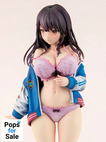 Original Character PVC Statue 1/6 Sukajan Jacket Kanojo wa Cool de Itai! Kyouka Kagura 27 cm