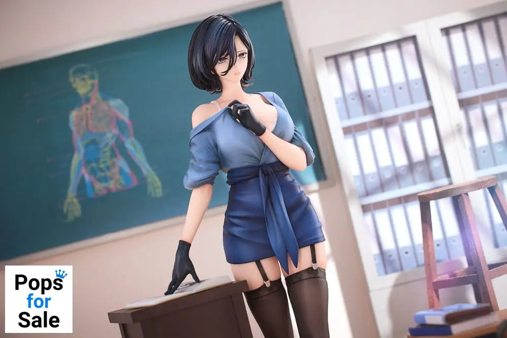 Original Character PVC Statue 1/6 Toutotsu ni Nugidasu Tennen Bijutsu Kyoushi Rumi Illustration by Keso Shirou 28 cm