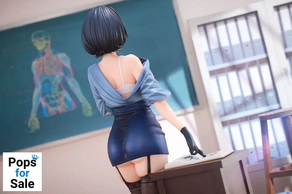 Original Character PVC Statue 1/6 Toutotsu ni Nugidasu Tennen Bijutsu Kyoushi Rumi Illustration by Keso Shirou 28 cm