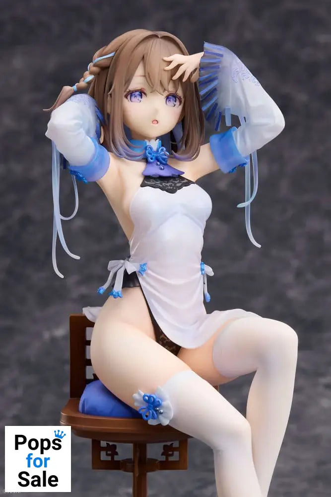 Original Character PVC Statue 1/7 Blue jiangshi Illustration by Anmi 21 cm