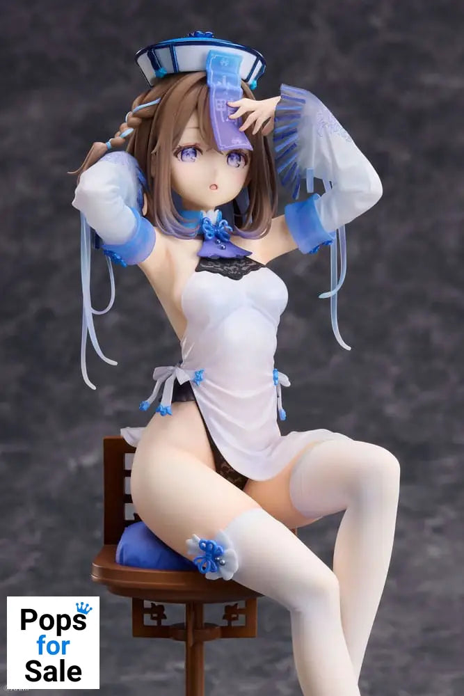 Original Character PVC Statue 1/7 Blue jiangshi Illustration by Anmi 21 cm