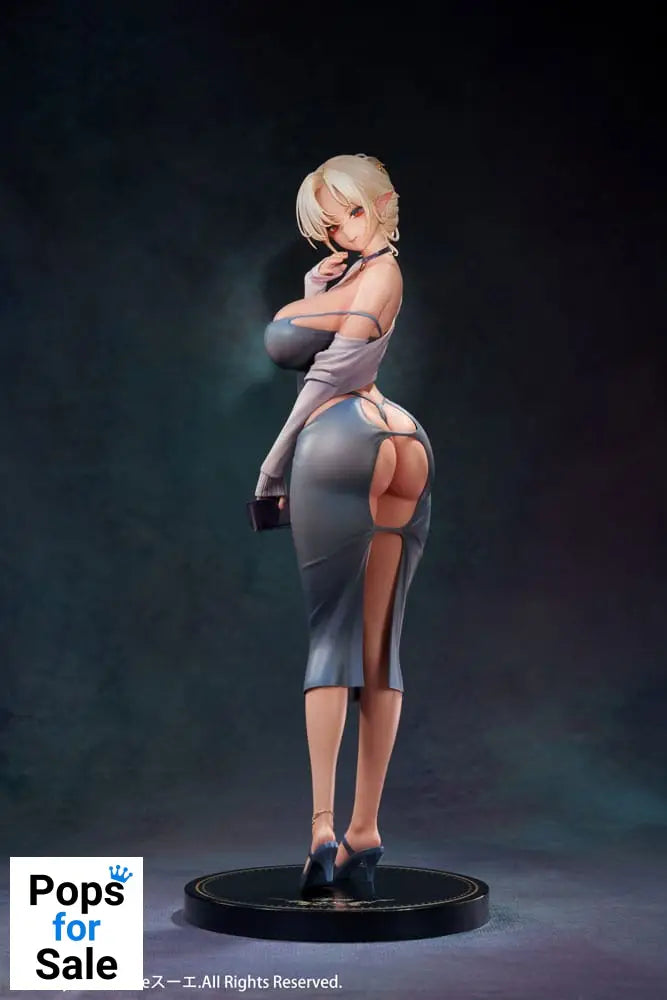 Original Character PVC Statue 1/7 Hitozuma Elf Illustration by Sue Another Color 26 cm