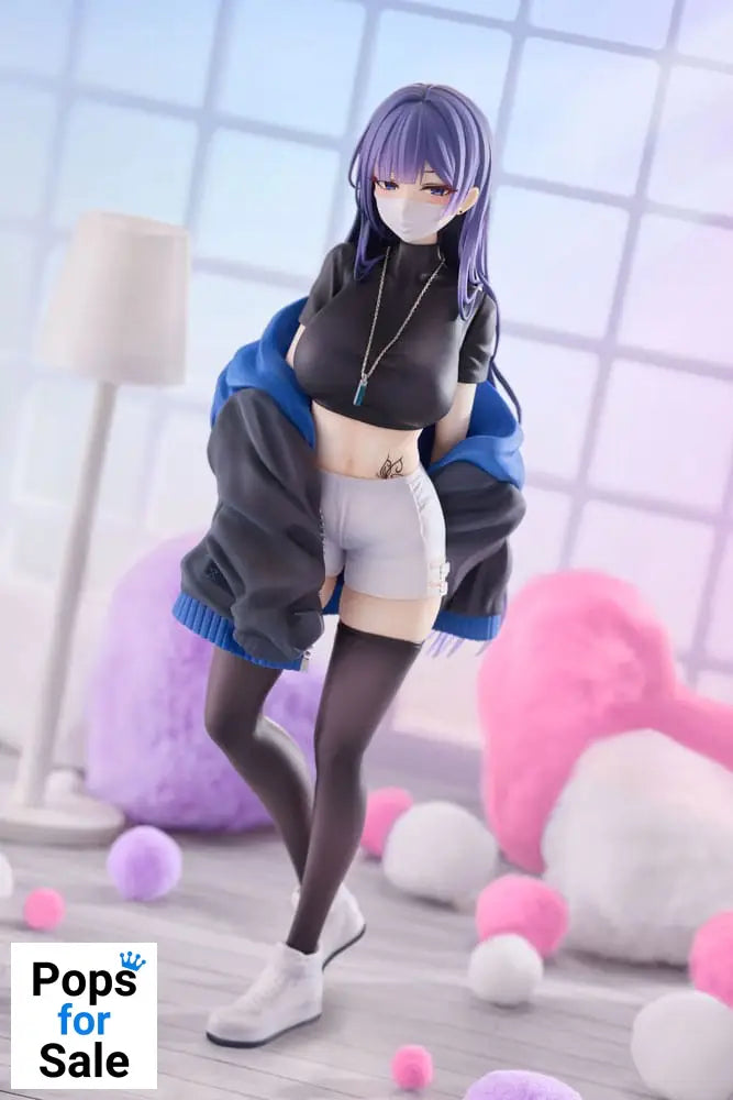 Original Character PVC Statue 1/7 Mask Girl Yuna 24 cm