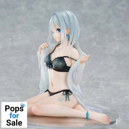 Original Character PVC Statue 1/7 Silver-Haired Girl Sky Blue Morning Special Outfit Ver. by Fuumi Illustration 16 cm