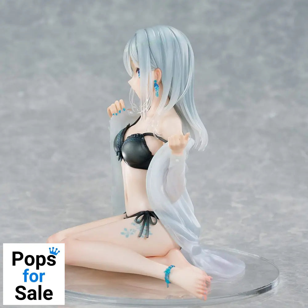Original Character PVC Statue 1/7 Silver-Haired Girl Sky Blue Morning Special Outfit Ver. by Fuumi Illustration 16 cm