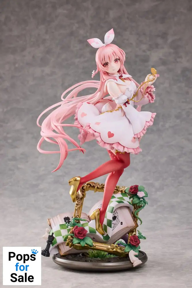 Original Character PVC Statue 1/7 White Rabbit Rosu Wonderland Ver. Illustrated by Rosuuri 29 cm