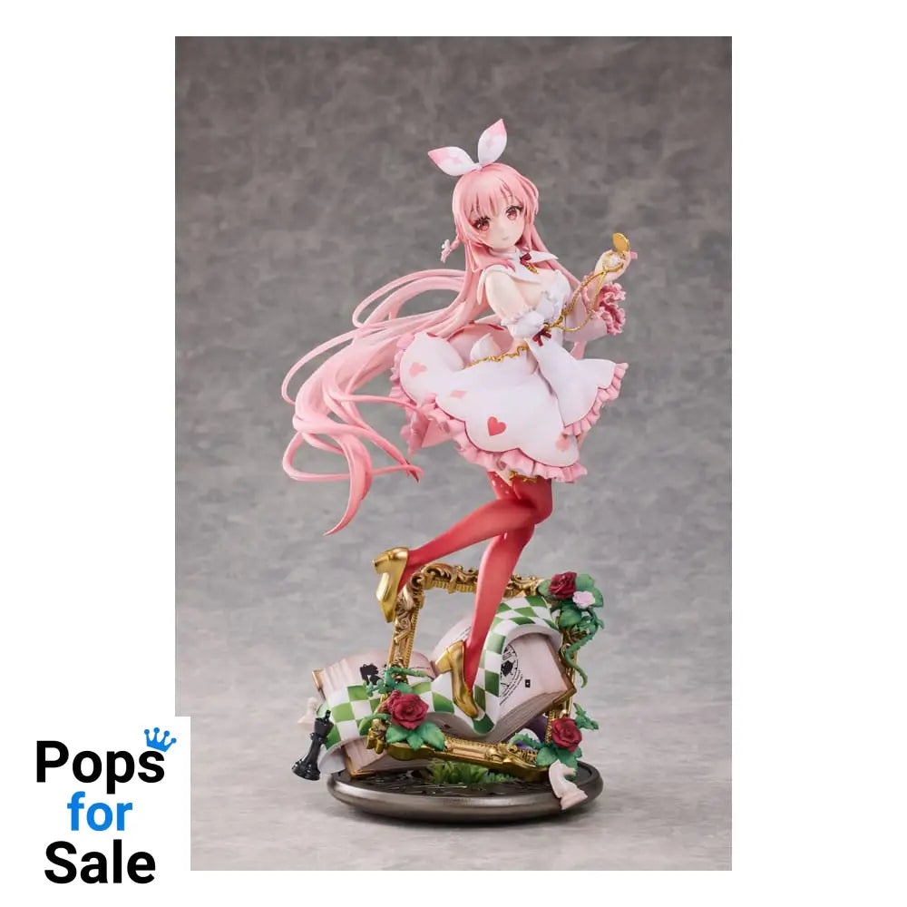 Original Character PVC Statue 1/7 White Rabbit Rosu Wonderland Ver. Illustrated by Rosuuri Deluxe Edition 29 cm