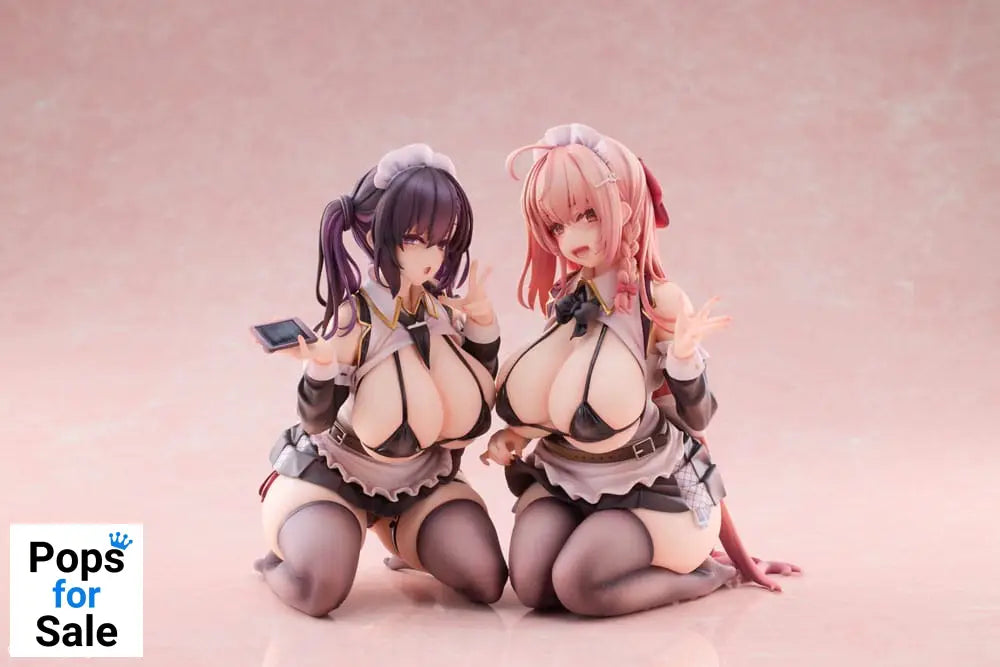 Original Character PVC Statues 1/5 2-Set Koho Miya & Otsuhane Fuwari illustration by Ninoude 18 cm
