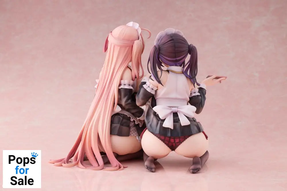 Original Character PVC Statues 1/5 2-Set Koho Miya & Otsuhane Fuwari illustration by Ninoude 18 cm