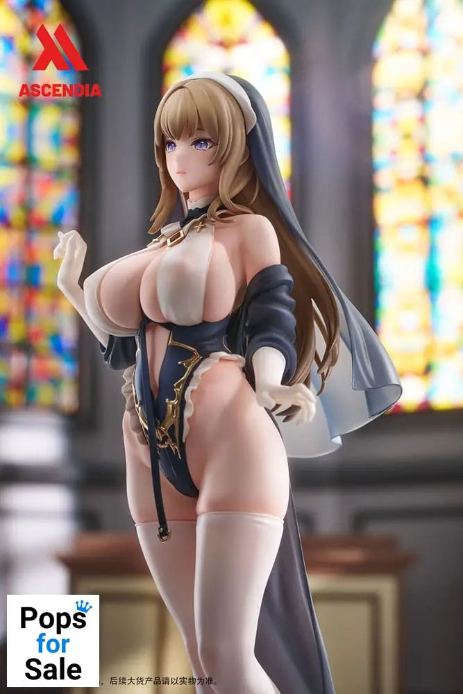 Original Character PVC Statues 2-Pack 1/6 Lily Nun & Emily Nurse Illustration by Chowbie 26 cm