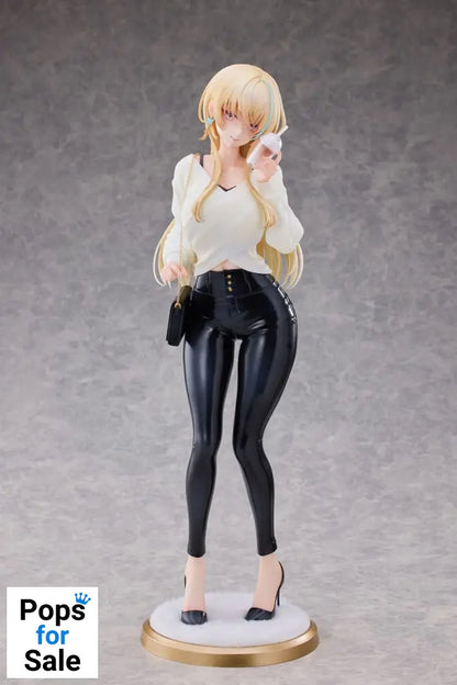 Original Character Statue 1/4 Aoi Koigakubo Illustrated by Fujiko Leather Pants Deluxe Edition 42 cm