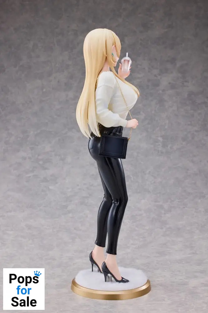 Original Character Statue 1/4 Aoi Koigakubo Illustrated by Fujiko Leather Pants Deluxe Edition 42 cm