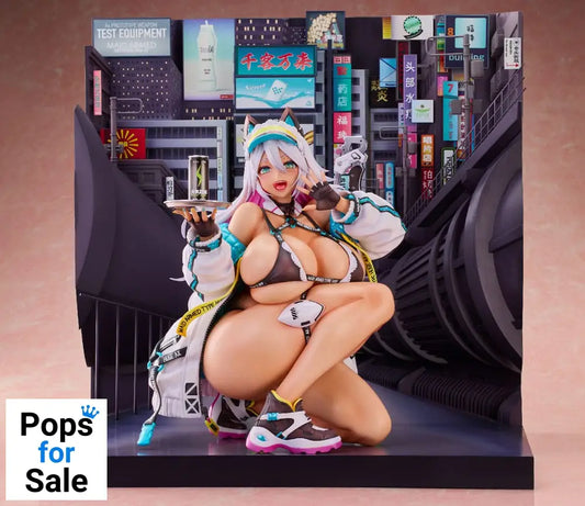 Original Character Statue 1/4 Meido-Busou: Ax Street ver. Pixel Philia Edition 37 cm