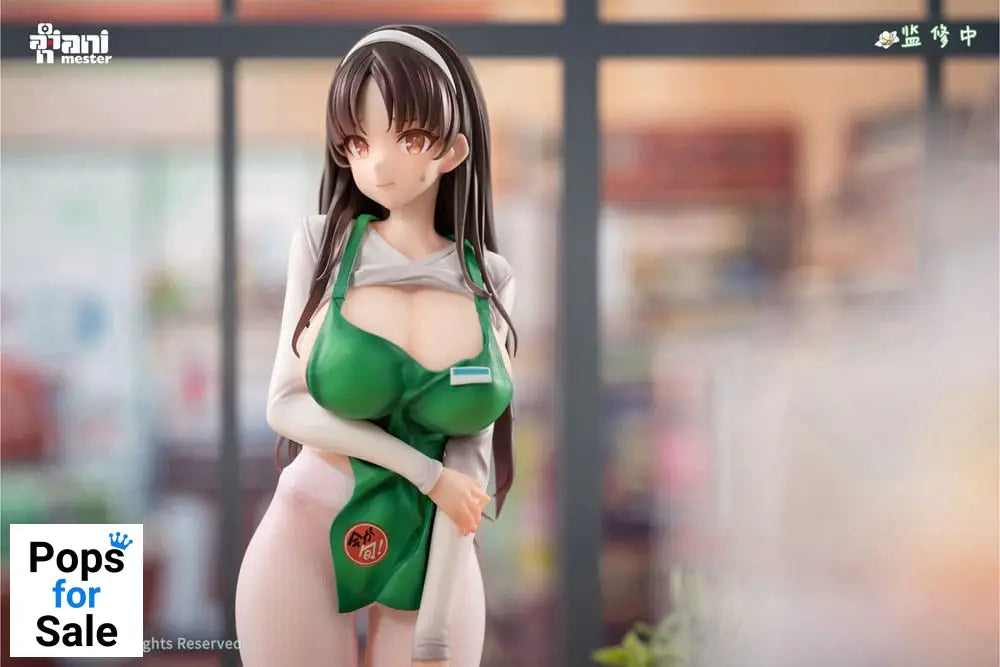 Original Character Statue 1/6 First Business! Mari Hanamiya the Gentle Shop Assistant illustration by POPQN 28 cm