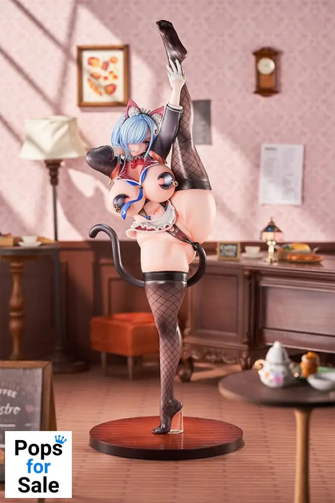 Original Character Statue 1/6 Lewd Girl Y-shaped Balance - Aoi Futatsuki Tapestry Set Edition 38 cm