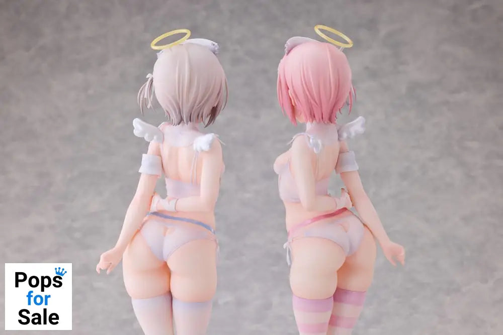 Original Character Statue 1/6 Suzu & Nagi Illustrated by Kuma 4-gou Set Edition 27 cm