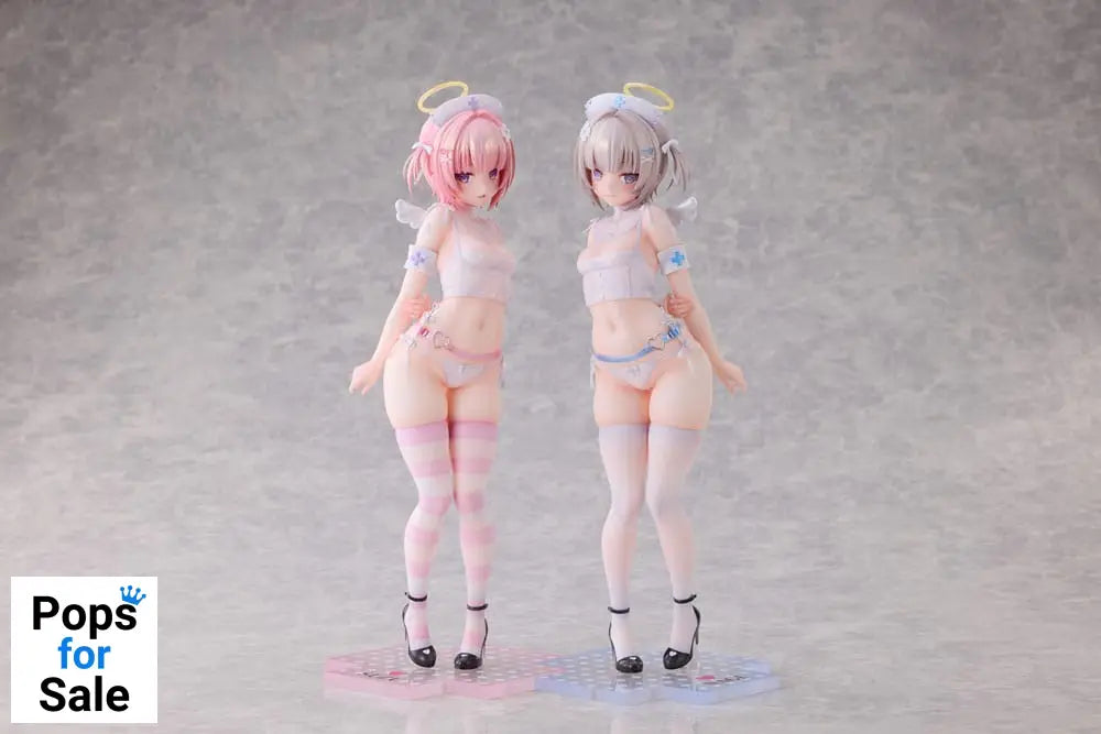 Original Character Statue 1/6 Suzu & Nagi Illustrated by Kuma 4-gou Set Edition 27 cm