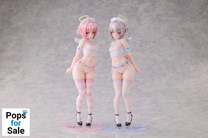 Original Character Statue 1/6 Suzu & Nagi Illustrated by Kuma 4-gou Set Edition 27 cm