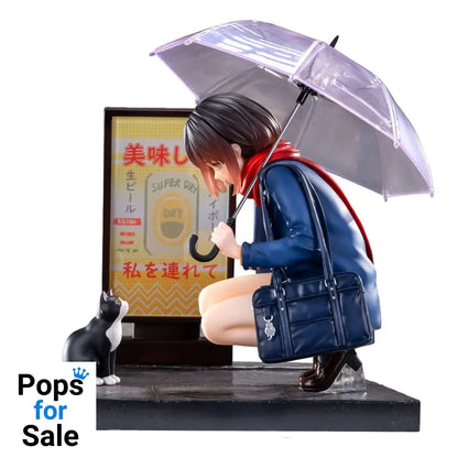 Original Character Statue 1/7 Rainy Day - Meeting Illustrated by Catzz 16 cm