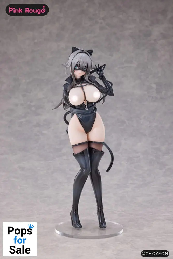 Original Character Tmano PVC Figures 2-Pack 1/6 Cat Woman Happy-chan DX Ver. 27 cm