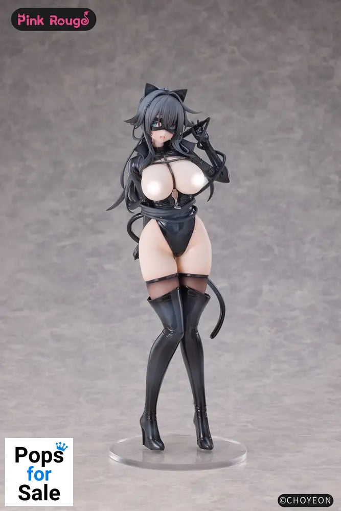 Original Character Tmano PVC Figures 2-Pack 1/6 Cat Woman Happy-chan DX Ver. 27 cm
