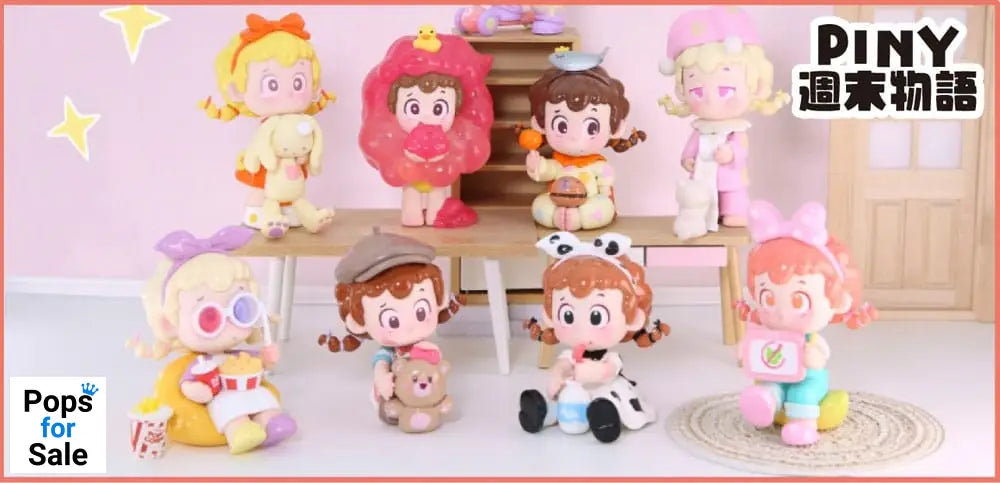 Original Character Trading Figures Piny Weekend Mini-Theater 11 cm Assortment (8) Mini-figures