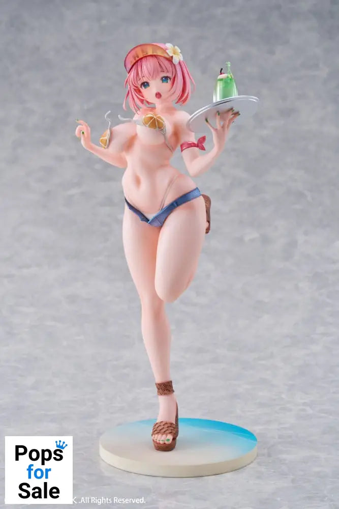 Original IllustrationPVC Statue 1/7 Summer Waiter illustration by Kink Limited Edition 25 cm