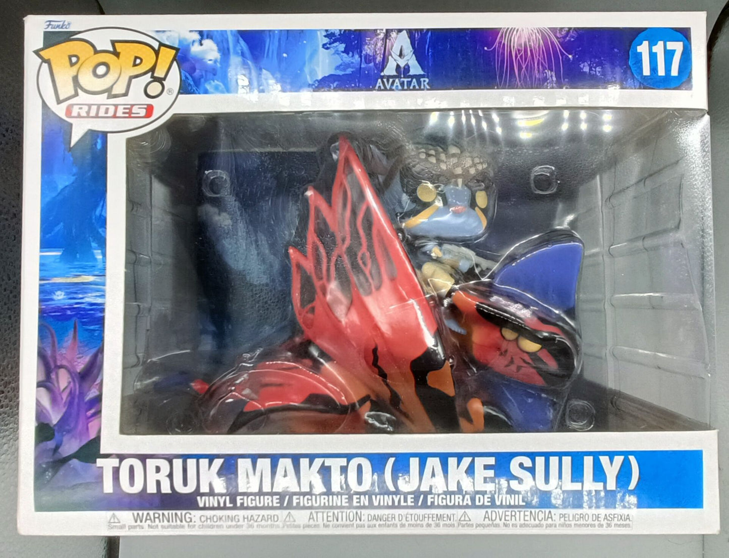 117 Toruk Makto (Jake Sully) Rides - Avatar - Funko POP - Box Damaged