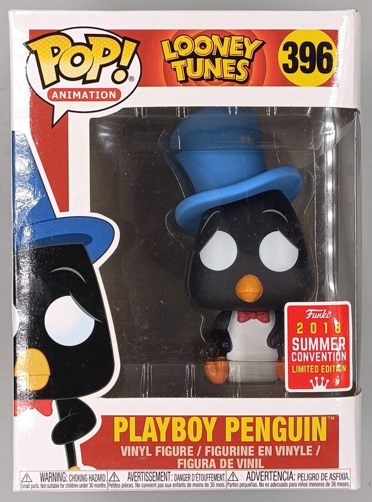 396 Playboy Penguin - Looney Tunes - 2018 Con - Funko POP - Box Damaged