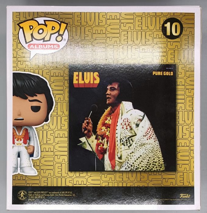 #10 Pure Gold - Albums - Elvis - Box Damaged Funko POP