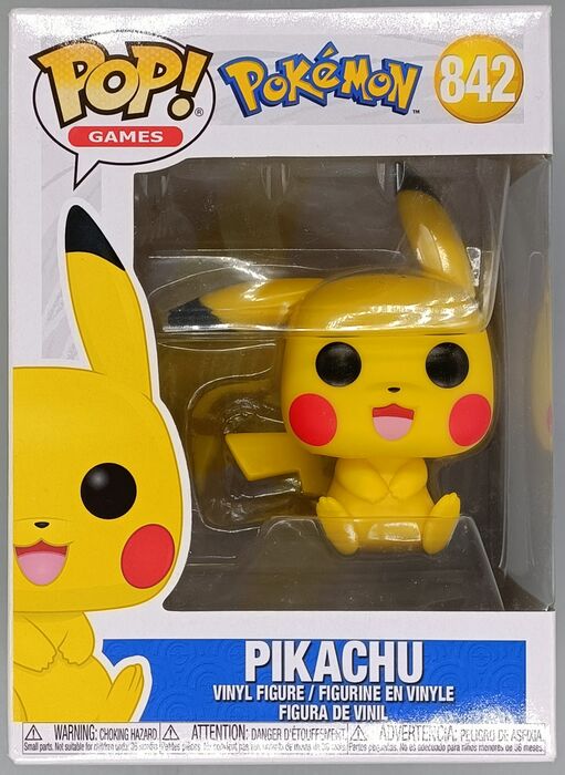 842 Pikachu (Sitting) - Pokemon Funko POP