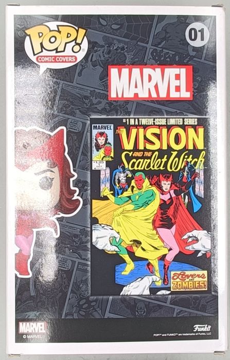 #01 Scarlet Witch - Comic Cover (Marvel) - Box Damaged Funko POP